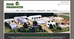 Desktop Screenshot of pineproductsinc.com